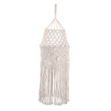 Maxbell Maxbell Macrame Lamp Shade Hanging Tassel Tapestry Creative for Decor Cafe Wedding