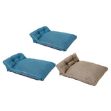 Maxbell Maxbell Pet Blanket Cat Sleeping Pad Warm Comfortable Dog Bed Mat Couch Travel Blue 58cmx48cmx22cm