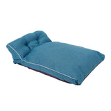 Maxbell Maxbell Pet Blanket Cat Sleeping Pad Warm Comfortable Dog Bed Mat Couch Travel Blue 58cmx48cmx22cm