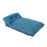 Maxbell Maxbell Pet Blanket Cat Sleeping Pad Warm Comfortable Dog Bed Mat Couch Travel Blue 58cmx48cmx22cm