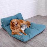 Maxbell Maxbell Pet Blanket Cat Sleeping Pad Warm Comfortable Dog Bed Mat Couch Travel Blue 58cmx48cmx22cm