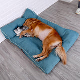 Maxbell Maxbell Pet Blanket Cat Sleeping Pad Warm Comfortable Dog Bed Mat Couch Travel Blue 80cmx60cmx26cm