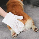 Maxbell 8Pcs Pet Grooming Gloves No Rinse Deodorizing for Dogs and Cats wipe Thick