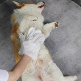 Maxbell 8Pcs Pet Grooming Gloves No Rinse Deodorizing for Dogs and Cats wipe Thick