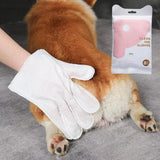 Maxbell 8Pcs Pet Grooming Gloves No Rinse Deodorizing for Dogs and Cats wipe Thick