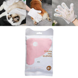 Maxbell 8Pcs Pet Grooming Gloves No Rinse Deodorizing for Dogs and Cats wipe Thick