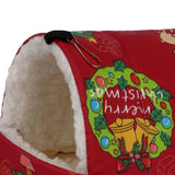 Maxbell Maxbell Soft Hamster Hammock Bed Sleeping Hamster DEN Hanging for Chinchilla Rat red