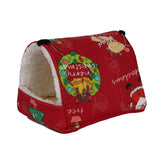 Maxbell Maxbell Soft Hamster Hammock Bed Sleeping Hamster DEN Hanging for Chinchilla Rat red