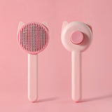 Maxbell Maxbell Pet Cat Brush Dog Comb Pet Hair Remover Tool Remove Loose Hair Pet Supplies Pink