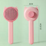 Maxbell Maxbell Pet Cat Brush Dog Comb Pet Hair Remover Tool Remove Loose Hair Pet Supplies Pink