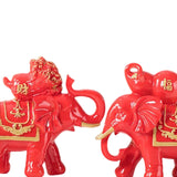 Maxbell Maxbell 2x Elephant Statue Home Decoration Standing Modern for Housewarming Office