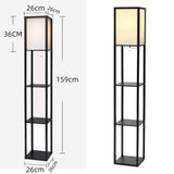 Maxbell Maxbell Shelf Floor Lamp Display Shelves Simple for Bedside Corner Bedroom Shop