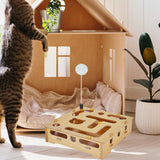 Maxbell Maxbell Cat Interactive Toys Scratching Board Exercise Pets Track Ball Board Toy