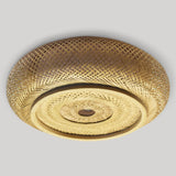 Maxbell Maxbell LED Ceiling Lamp Lighting Fixture Bamboo Lamp Shade for Kitchen Apartment 40cmx14cm