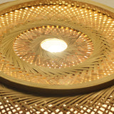 Maxbell Maxbell LED Ceiling Lamp Lighting Fixture Bamboo Lamp Shade for Kitchen Apartment 60cmx20cm