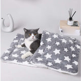 Maxbell Pet Blanket Cat Sleeping Pad Flannel Throw Kennel Cushion Warm Dog Bed Mat