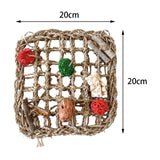 Maxbell Maxbell Parrot Climbing Net Chewing Interactive Play Hammock Hanging for Cockatiel