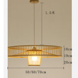 Maxbell Pendant Ceiling Light Shade Chandelier Light Cover for Hallway Ornament 60cmx19cm
