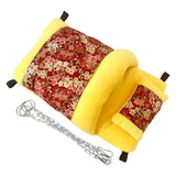 Maxbell House Bird Nest Cotton Cockatoo Parakeet Lovebird Parrot Hanging Hammock Bed Yellow
