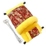 Maxbell House Bird Nest Cotton Cockatoo Parakeet Lovebird Parrot Hanging Hammock Bed Yellow
