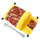 Maxbell House Bird Nest Cotton Cockatoo Parakeet Lovebird Parrot Hanging Hammock Bed Yellow