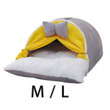 Maxbell Comfortable Pet Cat Bed Nest Dog House Soft Kennel Winter Warm Cave 65cmx47cmx35cm