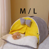 Maxbell Comfortable Pet Cat Bed Nest Dog House Soft Kennel Winter Warm Cave 65cmx47cmx35cm