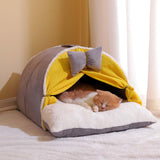 Maxbell Comfortable Pet Cat Bed Nest Dog House Soft Kennel Winter Warm Cave 65cmx47cmx35cm