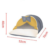 Maxbell Comfortable Pet Cat Bed Nest Dog House Soft Kennel Winter Warm Cave 70cmx52cmx40cm