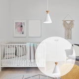 Maxbell Modern Pendant Light Metal Ceiling Lights Lighting for Home Restaurant Decor White