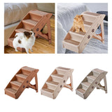 Maxbell Dog Stairs Steps Ladder Pet Non Slip Platform Cat Ramp for Soft Bed Couch Coffee