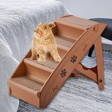 Maxbell Dog Stairs Steps Ladder Pet Non Slip Platform Cat Ramp for Soft Bed Couch Coffee