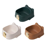 Maxbell Cat Bowl with Non Slip Mat Feeding Wide Easily Clean for Cats Small Dogs Green