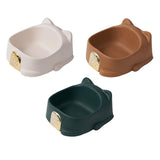 Maxbell Cat Bowl with Non Slip Mat Feeding Wide Easily Clean for Cats Small Dogs Green