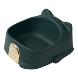 Maxbell Cat Bowl with Non Slip Mat Feeding Wide Easily Clean for Cats Small Dogs Green