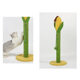 Maxbell 80cm Tall Cat Scratcher Post Hanging Toy Ball Grinding Claws Scratching Pole