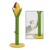 Maxbell 80cm Tall Cat Scratcher Post Hanging Toy Ball Grinding Claws Scratching Pole
