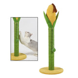 Maxbell 80cm Tall Cat Scratcher Post Hanging Toy Ball Grinding Claws Scratching Pole