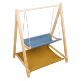 Maxbell Modern Shelves Perches Animals Kitten Home Cushion Wooden Cat Hammock Bed