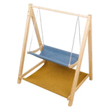 Maxbell Modern Shelves Perches Animals Kitten Home Cushion Wooden Cat Hammock Bed