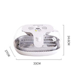 Maxbell 16 Eggs Incubator Egg Turner Tray Digital Temperature Control for Chicken