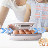 Maxbell 16 Eggs Incubator Egg Turner Tray Digital Temperature Control for Chicken