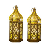 Maxbell Candlestick Lantern Night Light Atmosphere Tealight Decorative for Desktop Large