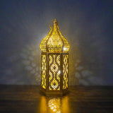 Maxbell Candlestick Lantern Night Light Atmosphere Tealight Decorative for Desktop Large