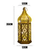 Maxbell Candlestick Lantern Night Light Atmosphere Tealight Decorative for Desktop Large