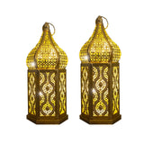 Maxbell Candlestick Lantern Night Light Atmosphere Tealight Decorative for Desktop Large