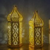 Maxbell Candlestick Lantern Night Light Atmosphere Tealight Decorative for Desktop Small