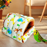 Maxbell Winter Warm Parrot Cage Tent Hammock Birds Hanging Nest for Bluebirds Macaw M