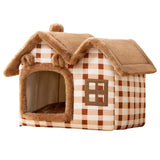 Maxbell Dog House Indoor Pet Cat Bed for Kitten Puppy Cat Foldable Sleep Kennel