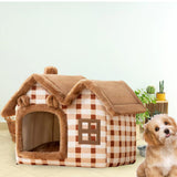 Maxbell Dog House Indoor Pet Cat Bed for Kitten Puppy Cat Foldable Sleep Kennel